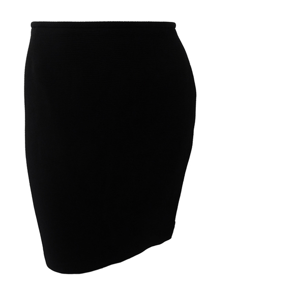 Tahari ASL Women's Petite Faux-Fur-Collar Skirt Suit (0P Black) - Picture 3 of 3